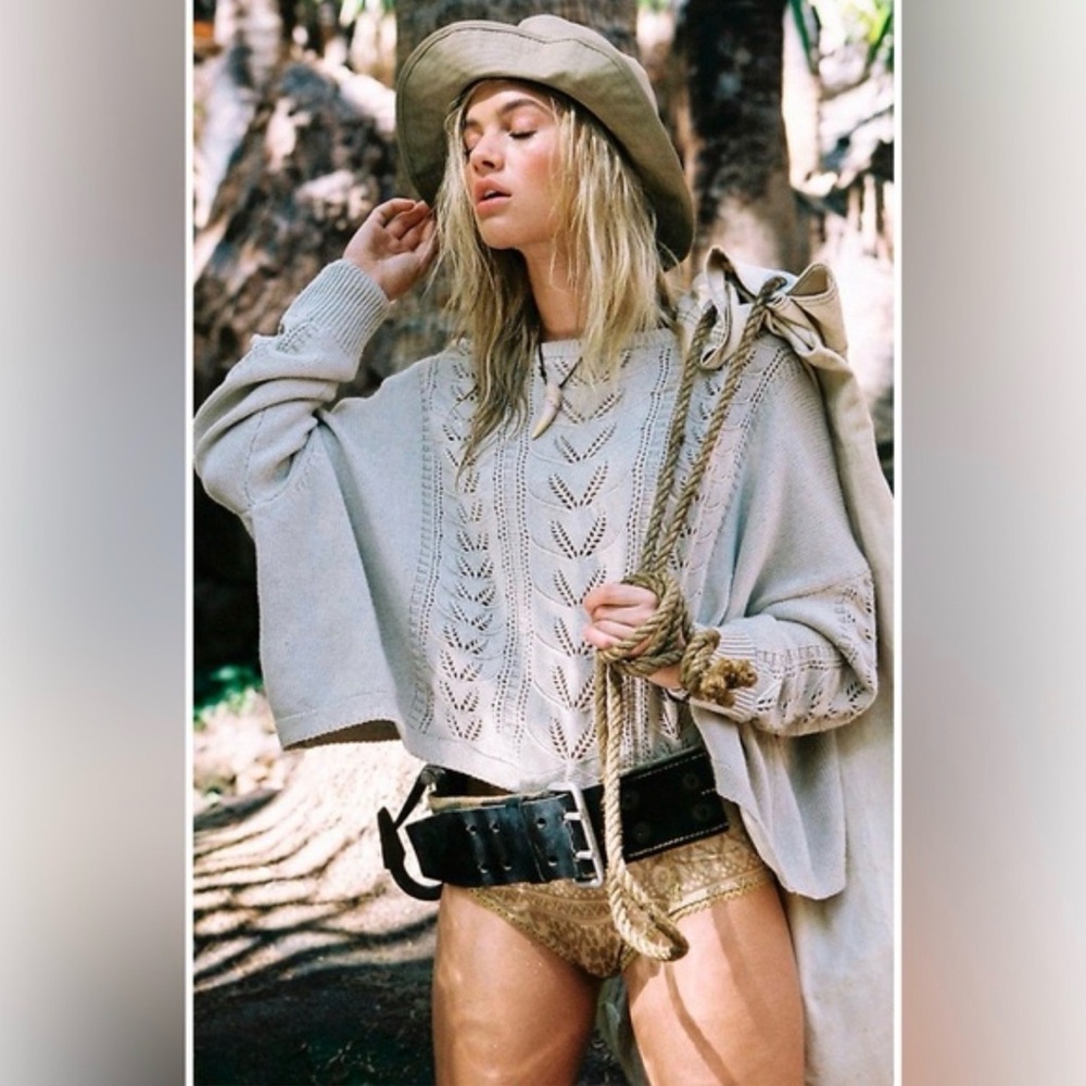 Spell & The Gypsy Collective Linda Slouch Knit Sweater Medium/large